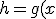 h = g(x; \Theta_{sh})