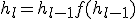 h_{l} = h_{l-1} + f(h_{l-1})