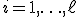 i=1,\ldots,\ell