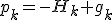 p_k=-H_k g_k