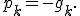 p_k=-g_k.