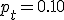 p_t = 0.10