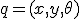 q=(x,y,\theta)