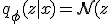 q_\phi(z|x) = \mathcal{N}(z; \mu_\phi(x), \sigma_\phi^2(x) I)