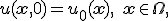 
u(\mathbf{x}, 0) = u_0(\mathbf{x}), \quad \mathbf{x} \in \Omega,
