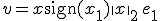v = x + \operatorname{sign}(x_1) \|x\|_2 \, e_1