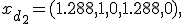 
x_{d_2}=(1.288,1,0,1.288,0),

