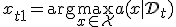 x_{t+1} = \arg\max_{x \in \mathcal{X}} a(x \mid \mathcal{D}_t)