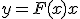y = F(x) + x