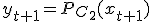 y_{t+1}=P_{C_2}(x_{t+1})