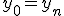 y_0=y_n