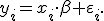 
y_i=x_i\cdot\beta+\varepsilon_i.
