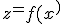 z^+ = f(x^+)