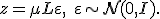 z = \mu + L \varepsilon, \quad \varepsilon \sim \mathcal{N}(0, I).