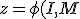 z=\phi(I,M;\eta),